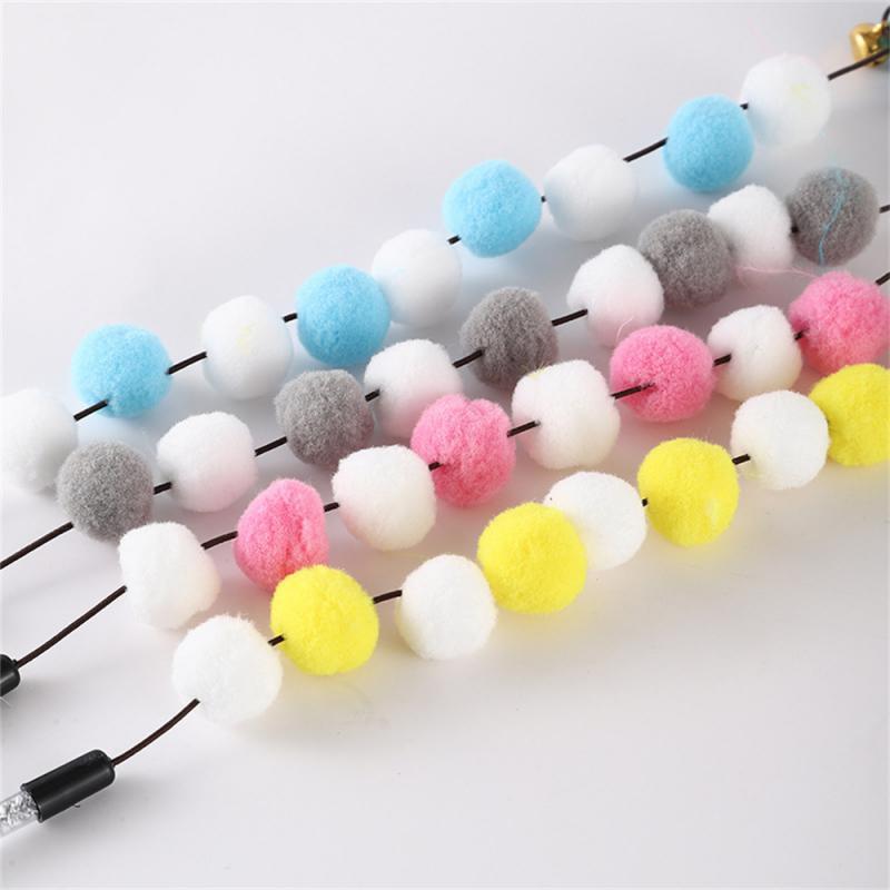 Pom Pom Cat Teaser Wand – Color Matching with Feather and Pom Poms