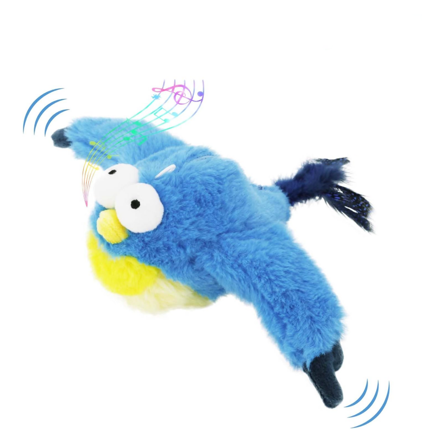 Interactive Bird Toy for Cats – Flapping Wings & Chirping Sound