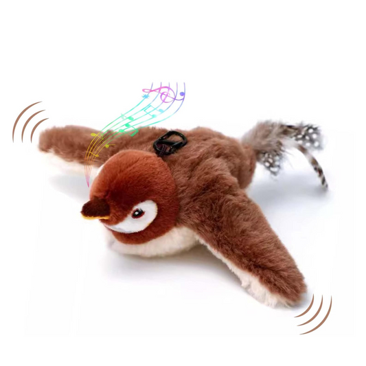 Interactive Bird Toy for Cats – Flapping Wings & Chirping Sound