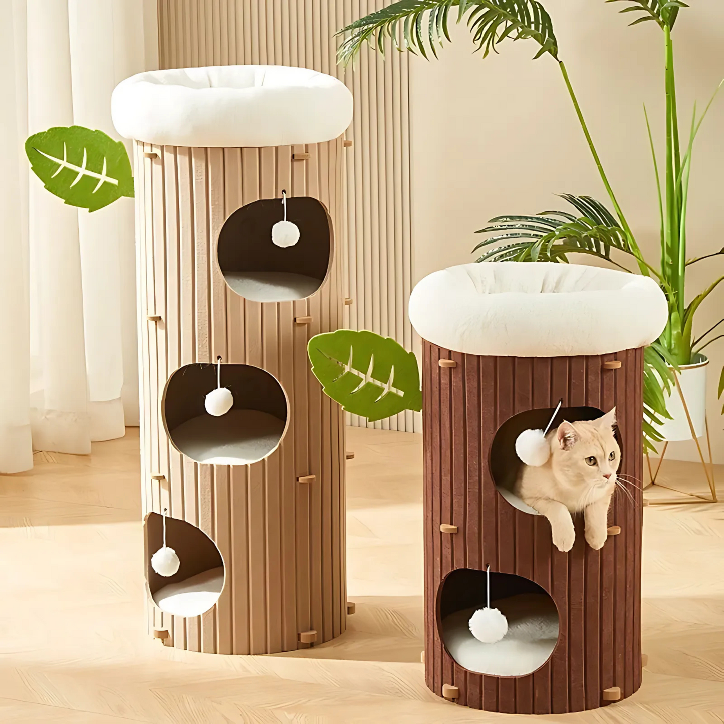 Cat Scratch Board Felt Nest Four Seasons Universal Tree Pet Supplies