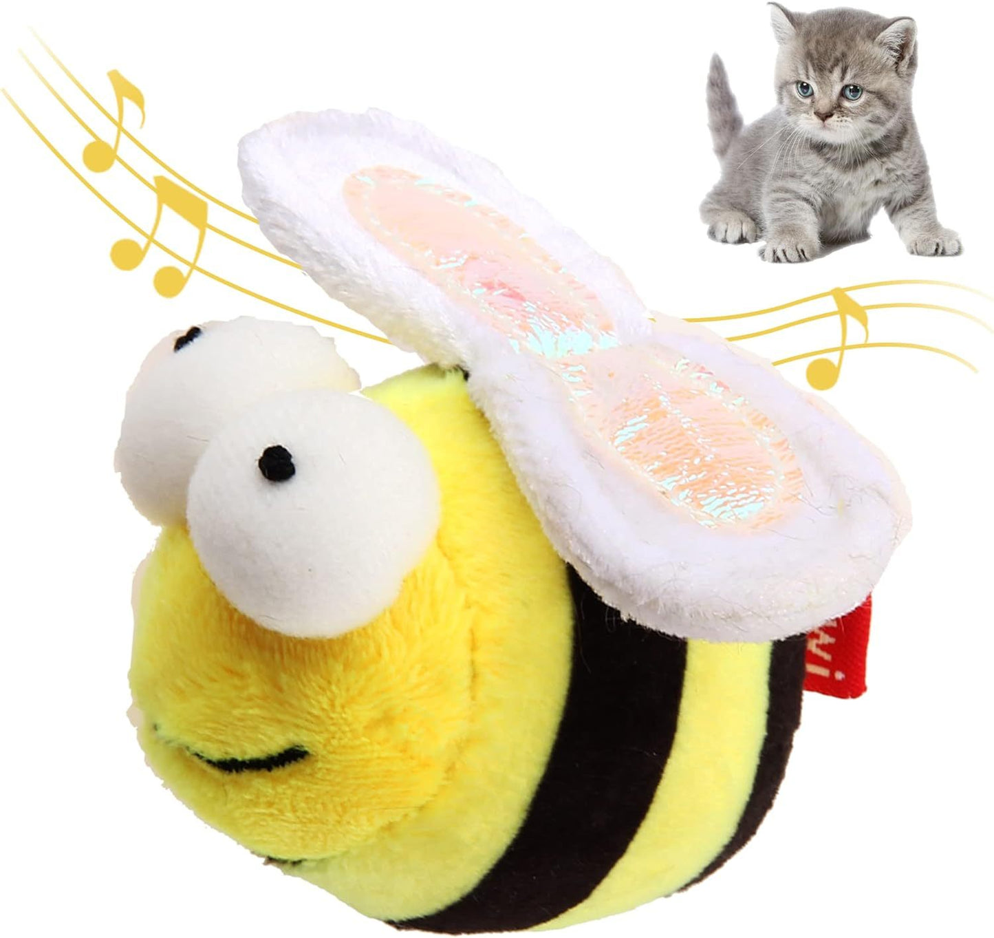 Interactive Bumble Bee Cat Toy – Buzzing Fun